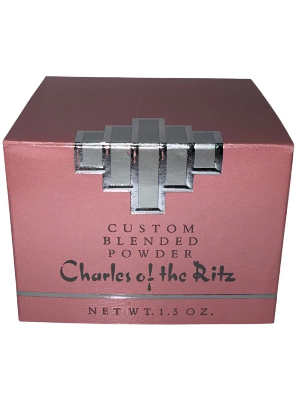 Charles of the Ritz Custom Blended Powder 1.5 OZ Soft Pink With Brush NIB